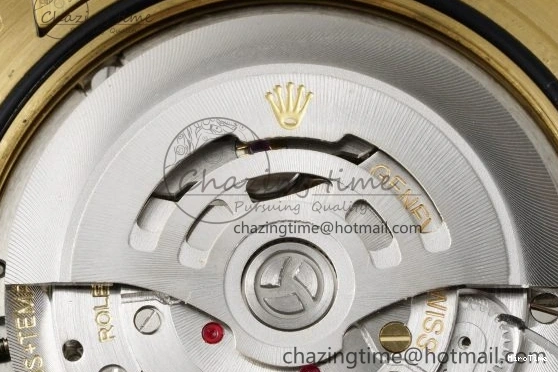 MiroTime 1229 Day Date 40 228238 YG JDF 1:1 Best Edition Green Dial on YG Bracelet VR EyeCatching 2245